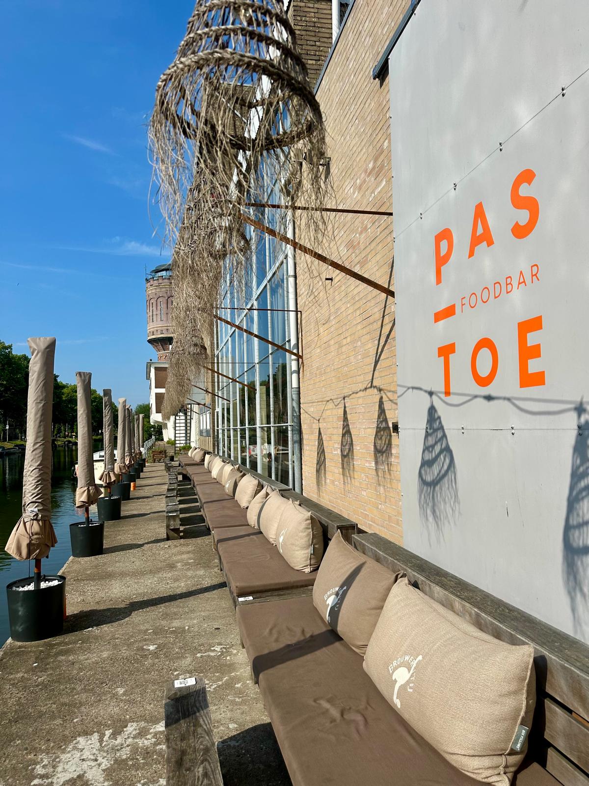 Sloop at the quay in Utrecht