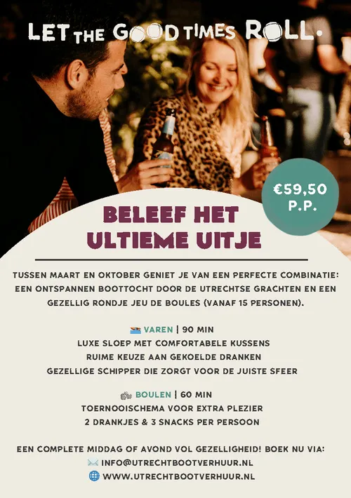 Poster Jeu de boules Utrecht